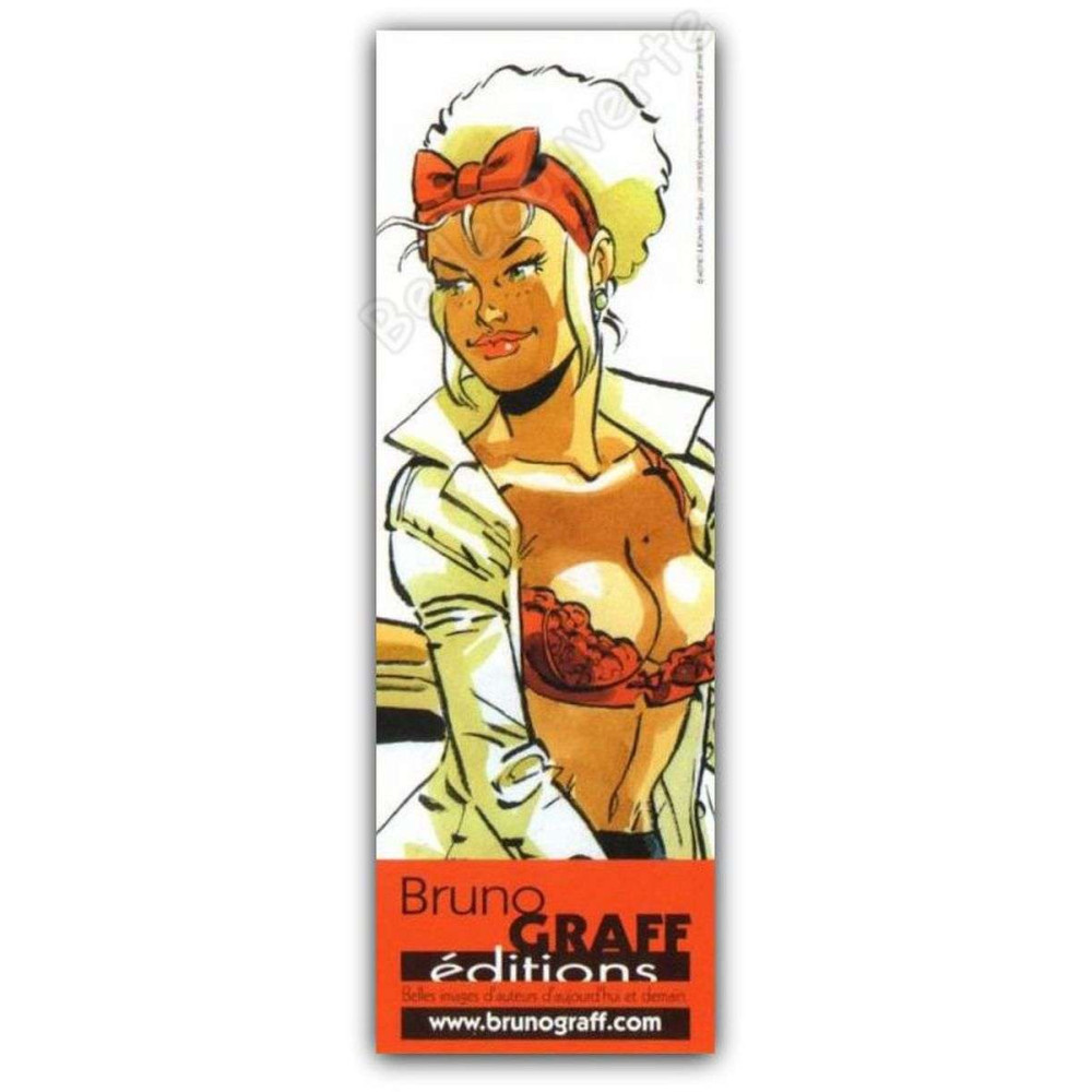 Meynet - Marque-page Angoulême 2018 Pin-up Mirabelle Renault Dauphine Meynet - Marque-page Angoulême 2018 Pin-up Mirabelle Renault Dauphine