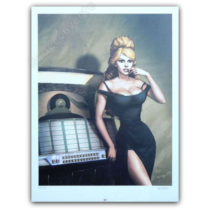Affiche Beltran - Brigitte Bardot BD