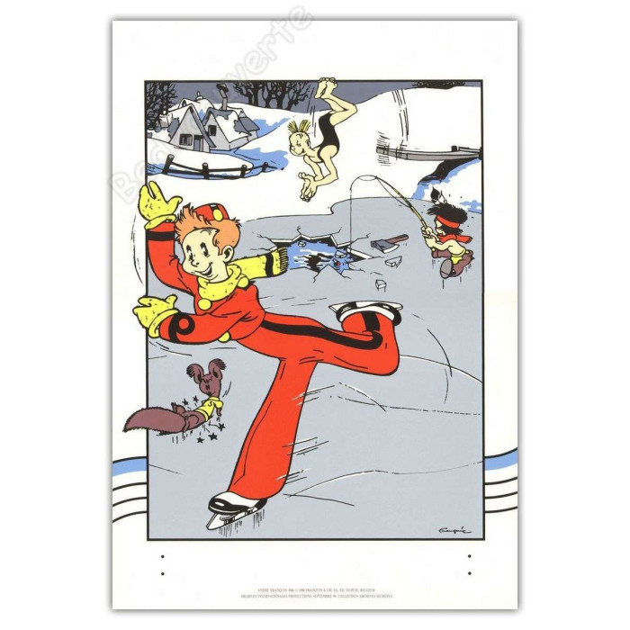 Franquin - Spirou et Fantasio La patin à glace