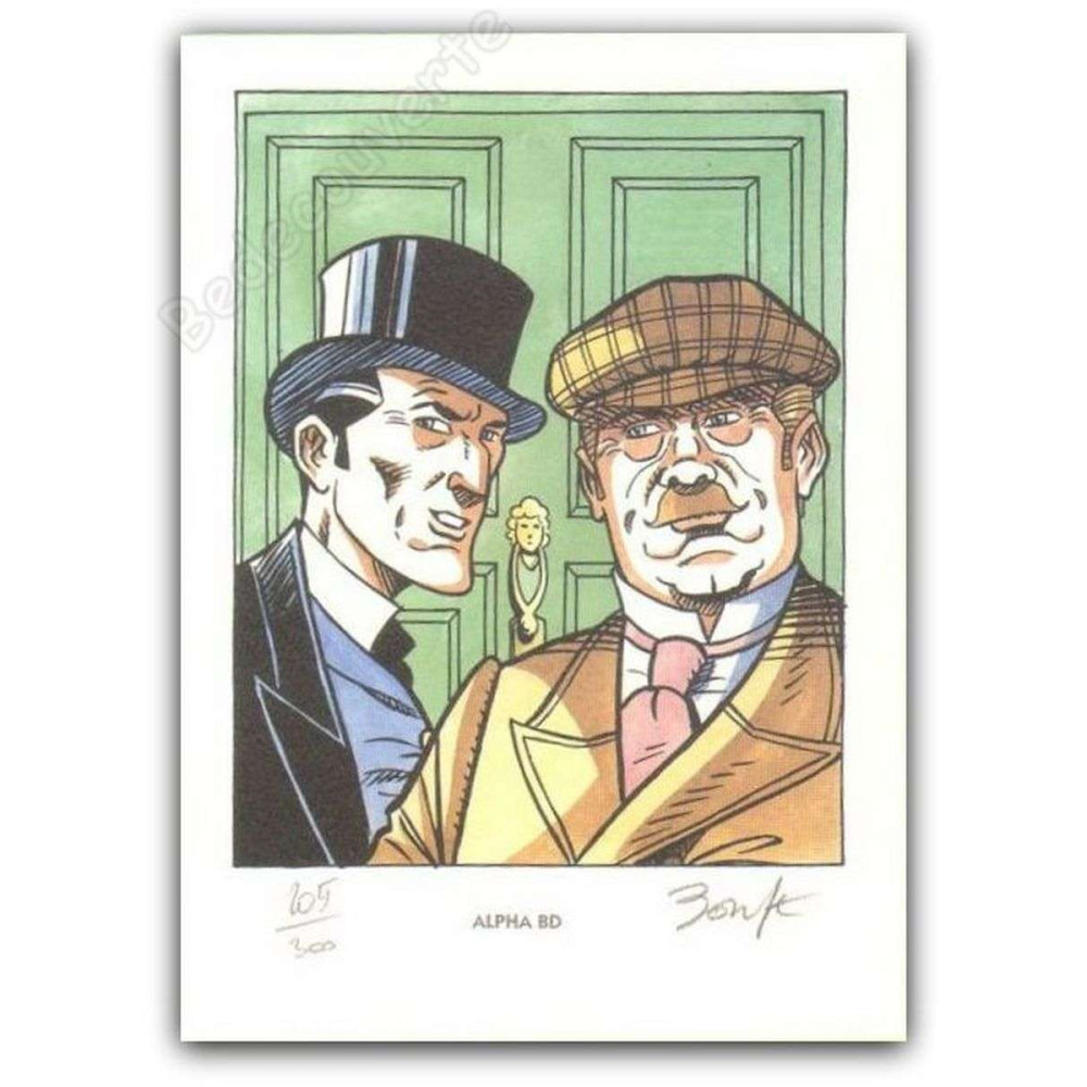 Bonte - Sherlock Holmes Alpha BD 300Ex Signé
