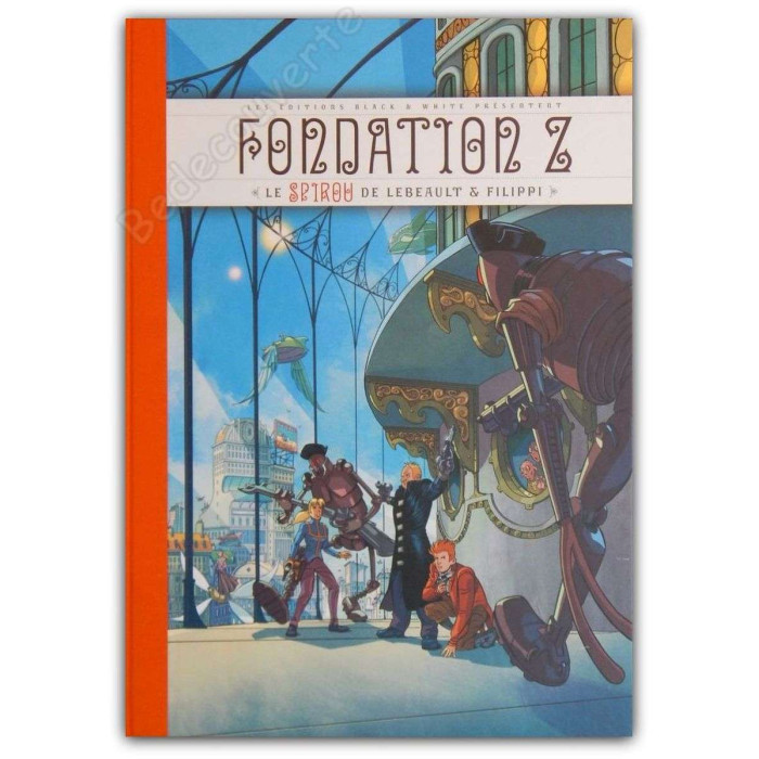 Lebeault - Spirou Fondation Z Tête Tirage de luxe