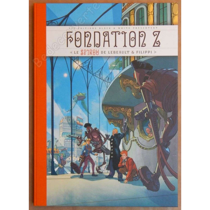 Lebeault - Spirou Fondation Z Tête Tirage de luxe