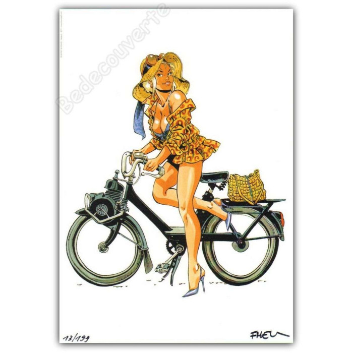 Meynet - Pin-up Mirabelle Vélo Solex 2019