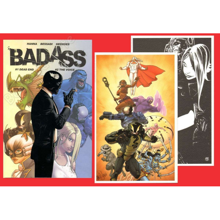 Bessadi - Bad Ass 1 et 2 Tirage de luxe + Dédicace n°98/280