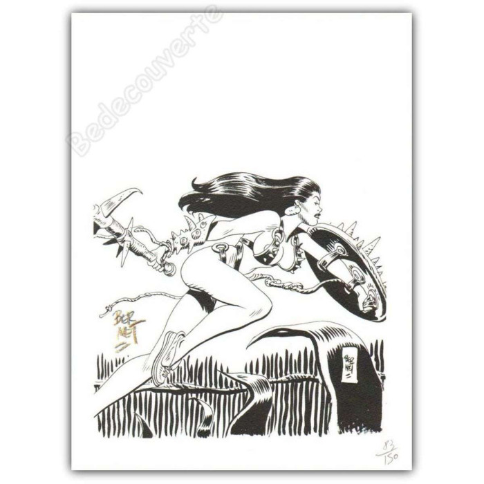 Jordi Bernet - Pin-Up Chiara et les autres 150ex signée