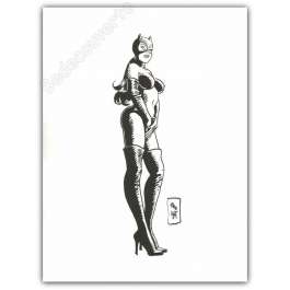 Jordi Bernet - Pin-Up Catwoman Sexy 16