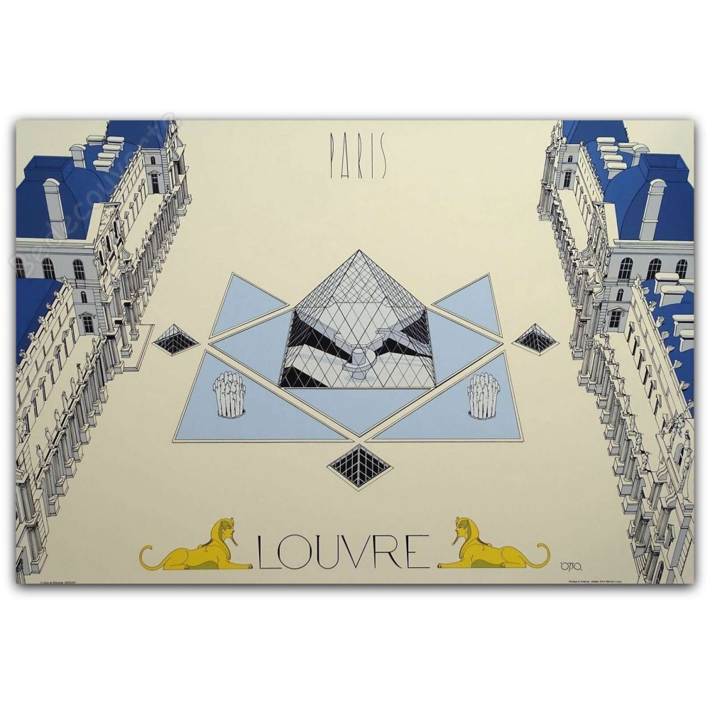 Otso - Paris Louvre Sérigraphie