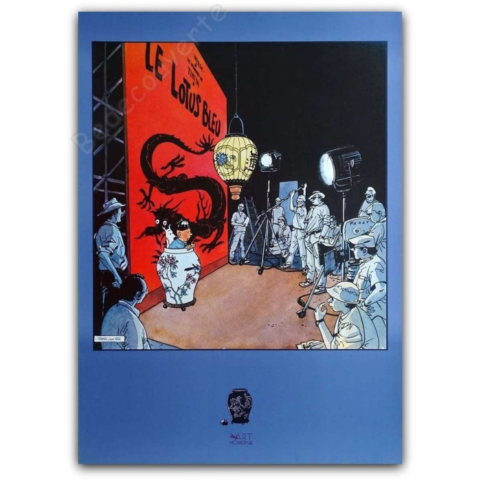 Ferrandez - Hommage à Tintin Le Lotus Bleu