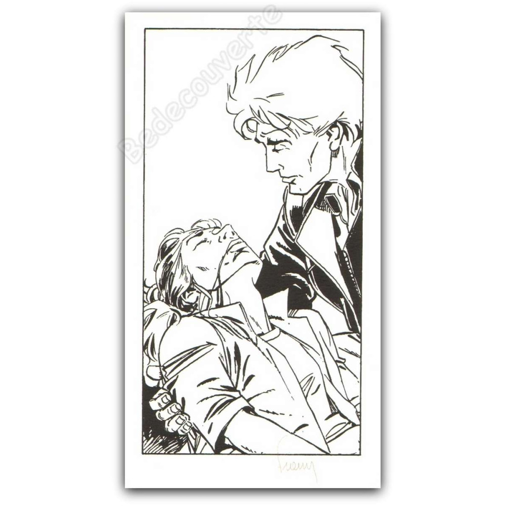 Francq Largo Winch Noir et Blanc ExLibris Bédécouverte