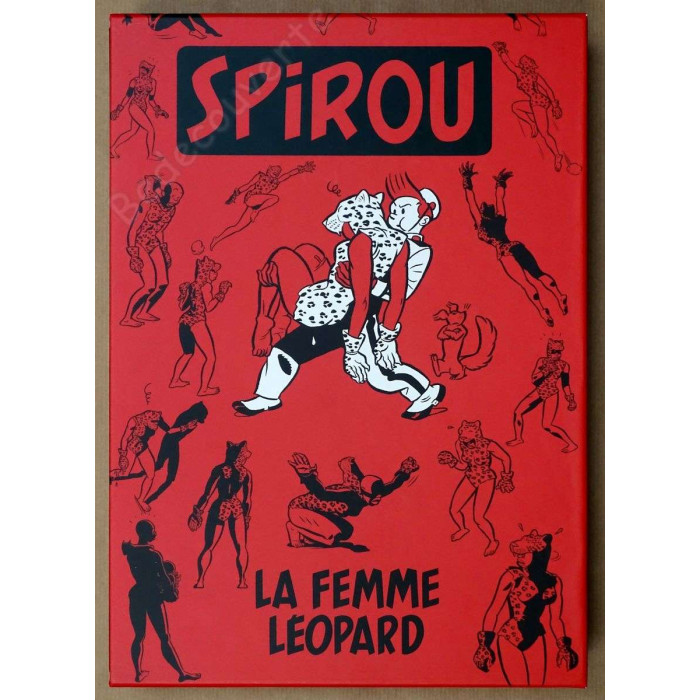 Schwartz - Spirou La Femme Léopard Coffret de deux albums de luxe