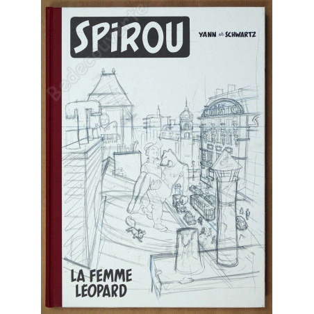 Schwartz - Spirou La Femme Léopard Coffret de deux albums de luxe