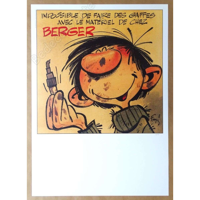 Franquin - Trio collector d'affiches Spirou Marsupilami Gaston + Triptyque