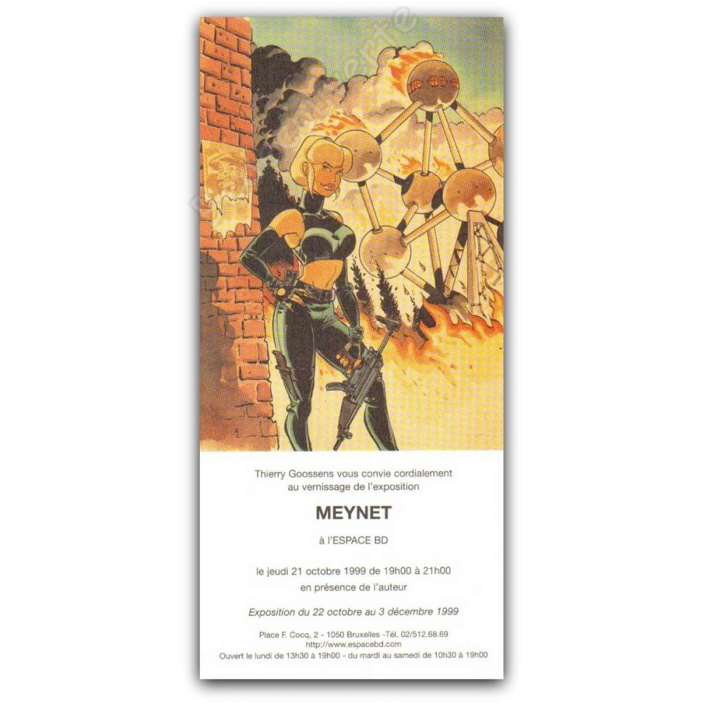 Meynet - Tatiana K Invitation Espace BD 1999