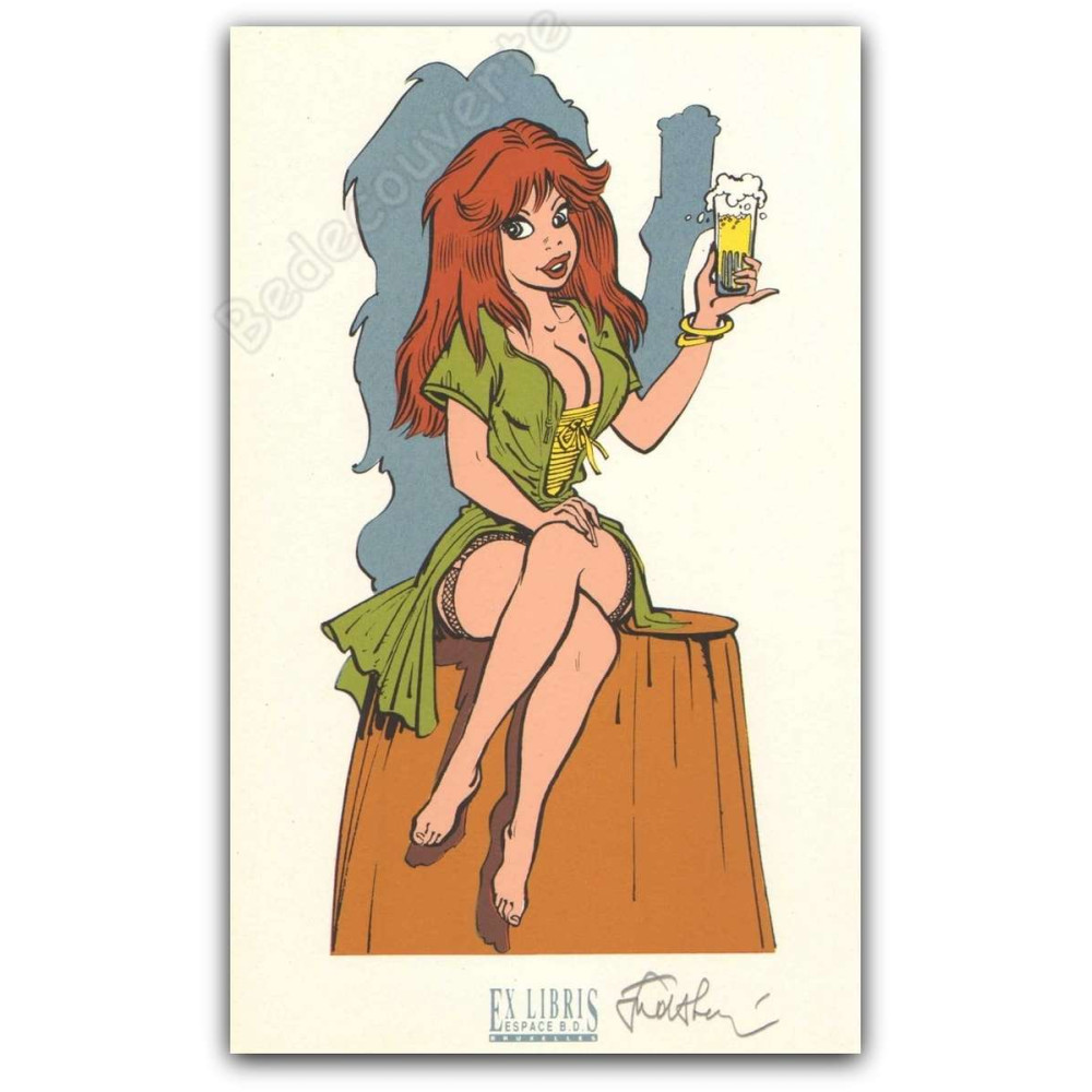 Walthéry - Pin-up Bière