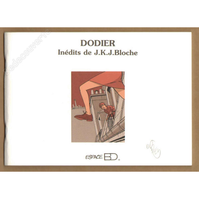 Dodier - Carnet de croquis Inédits de J.K.J. Bloche 2003