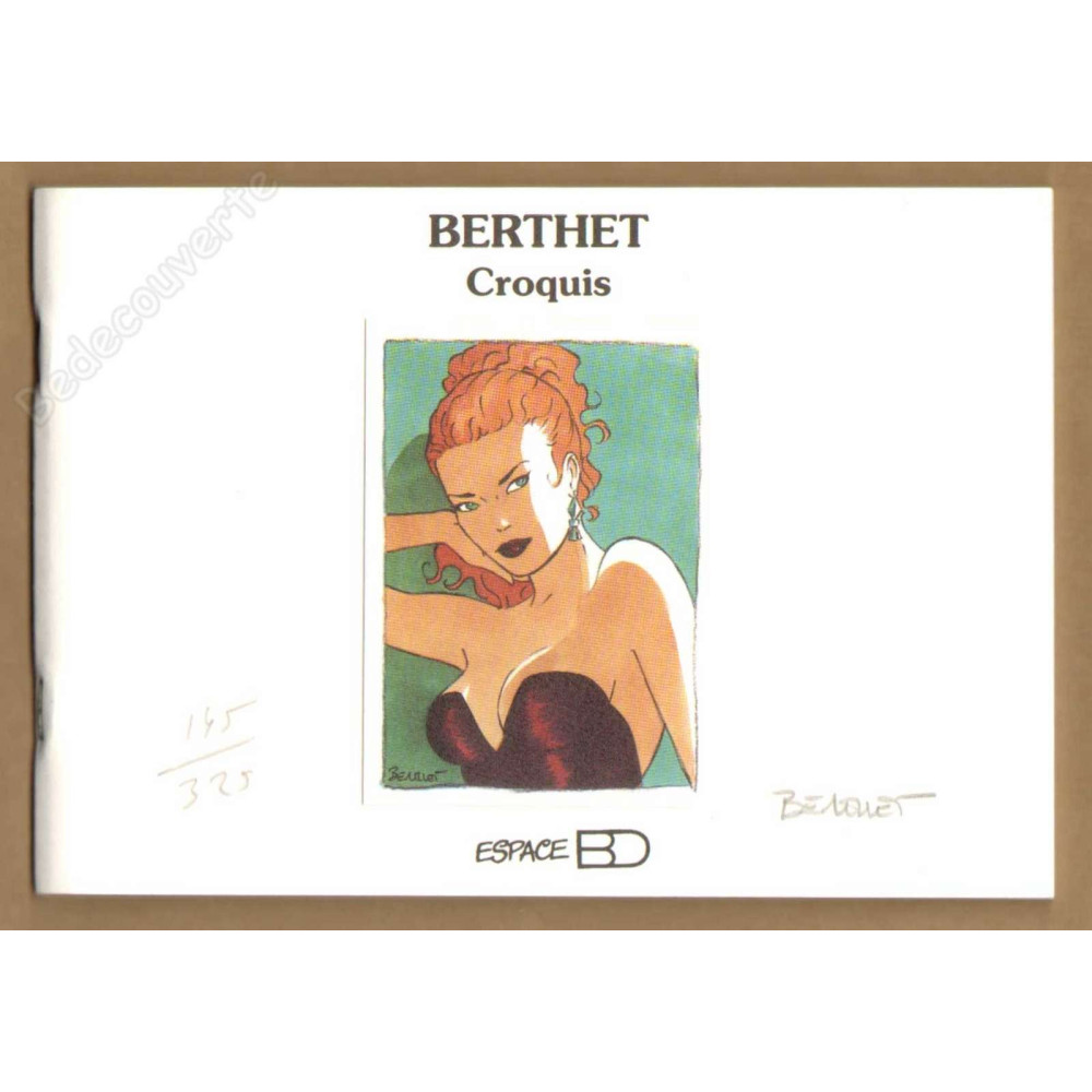 Berthet - Carnet de croquis Pin-up 2002