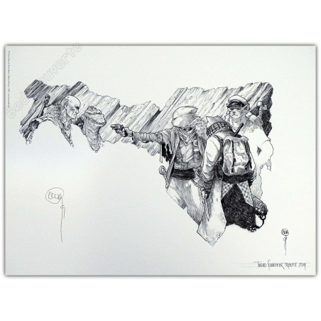 Alvaro Iglesias - Solo Chemins tracés 01 Tirage de Luxe + Dédicace n°58/300