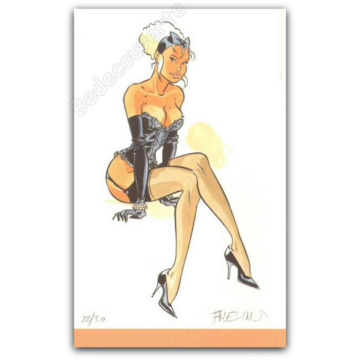 Meynet - Pin-up Mirabelle Orange 2007 Variante papier