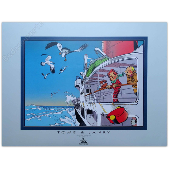 Janry - Spirou et Fantasio Bateau