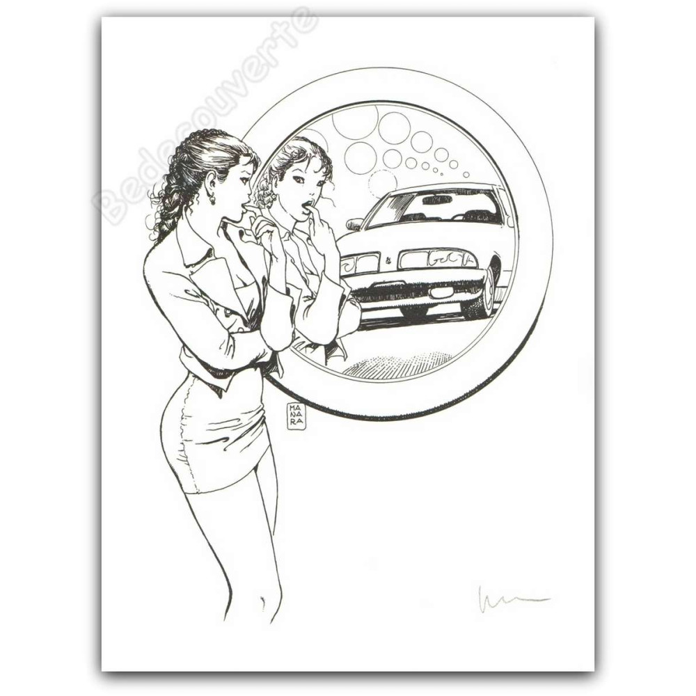 Manara - Des filles et des voitures Donne e Motori 37