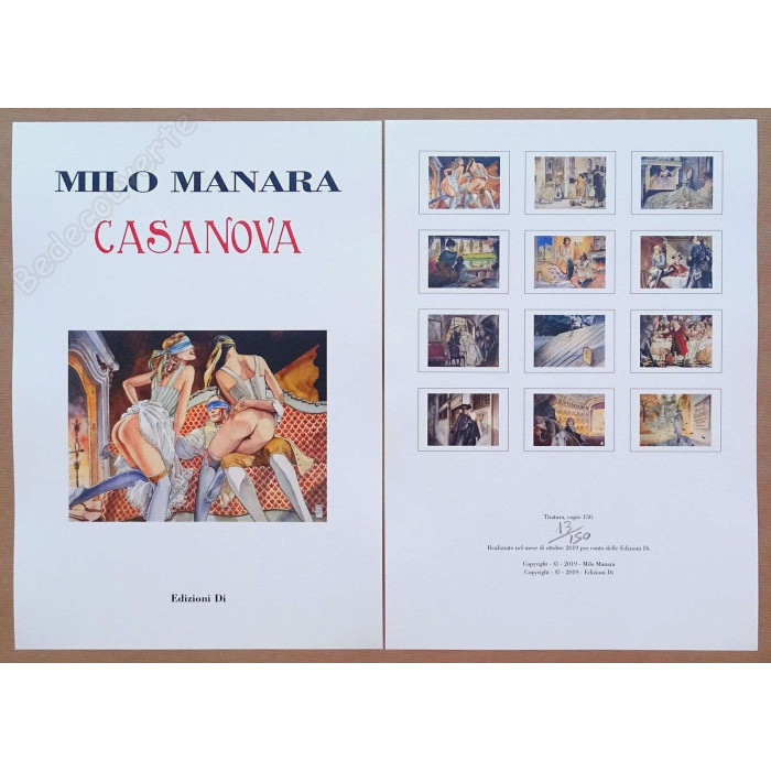 Manara - Portfolio Casanova Petit format