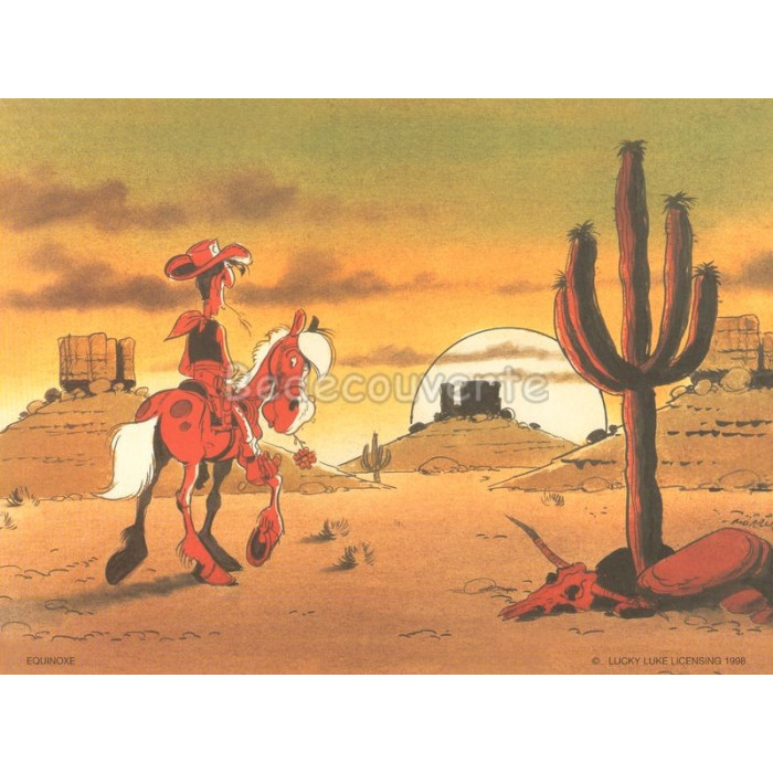 Morris - Lucky Luke Sunset