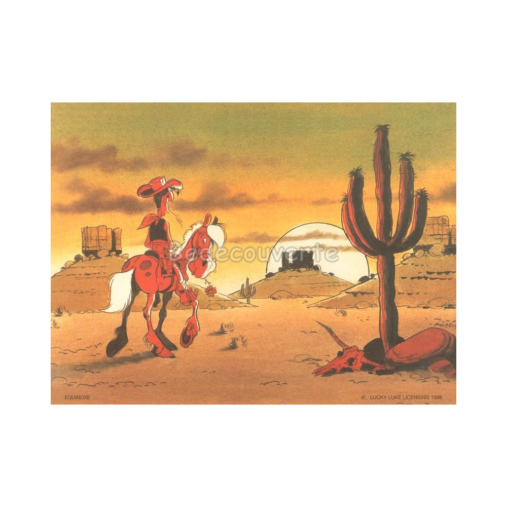 Morris - Lucky Luke Sunset