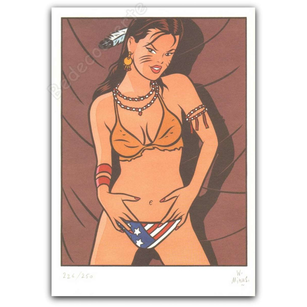 Walter Minus - Pin-up indienne
