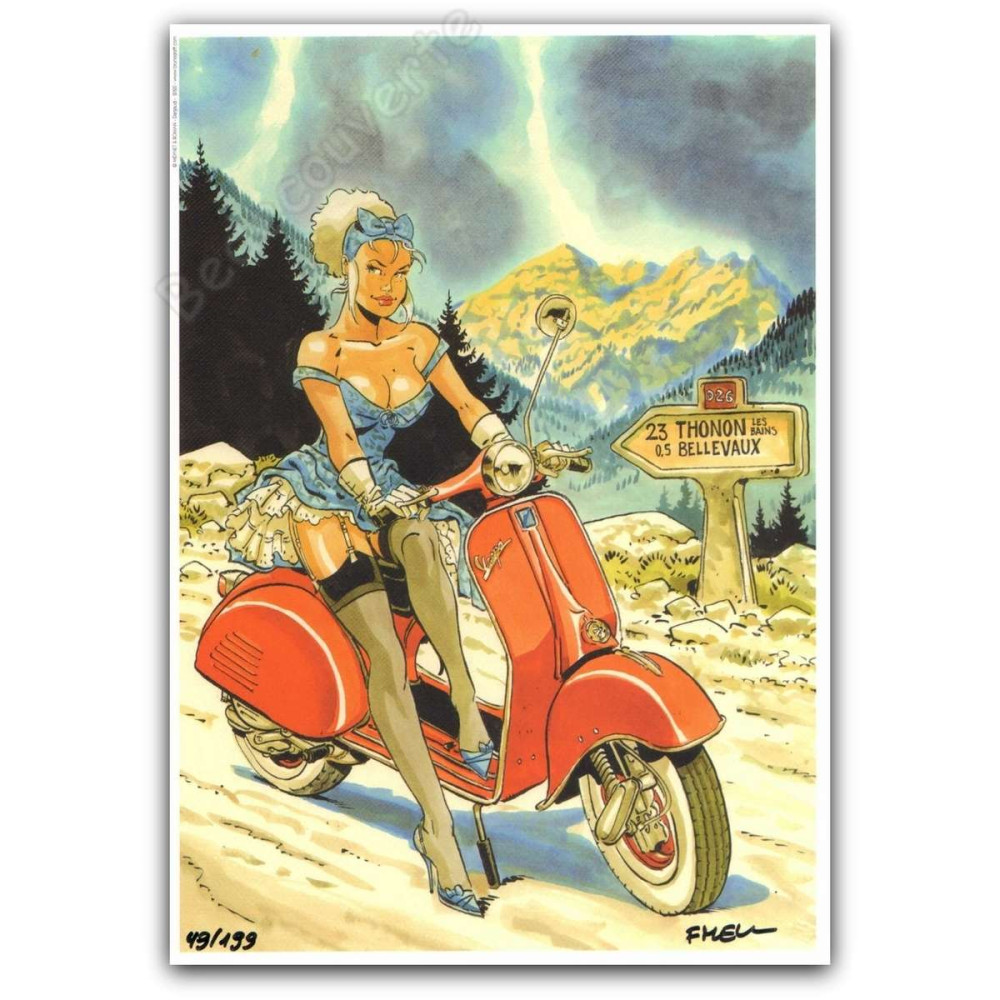 Meynet - Pin-up Mirabelle Vespa 2020