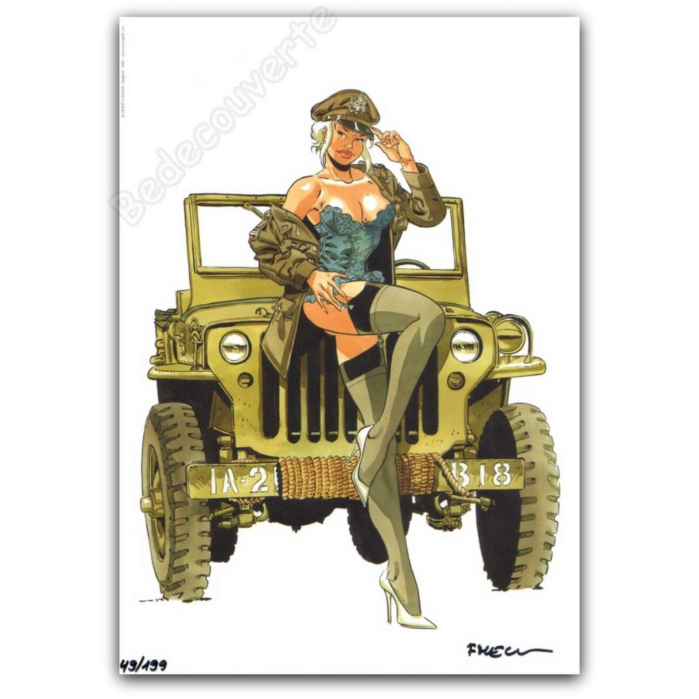 Meynet - Pin-up Mirabelle Jeep Willys 2020