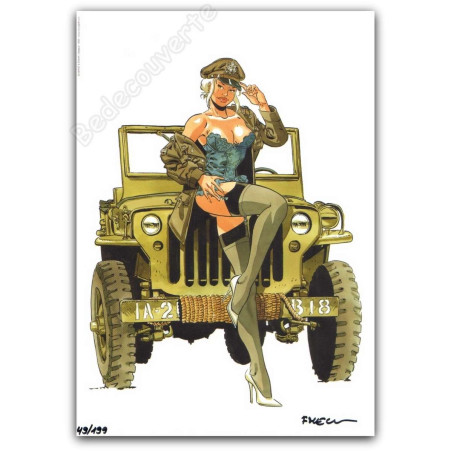 Meynet - Pin-up Mirabelle Jeep Willys 2020