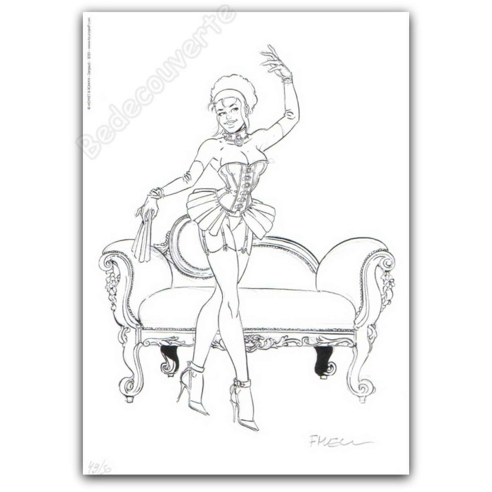 Meynet - Pin-up Mirabelle Divan 2020 Duo d'ex-libris