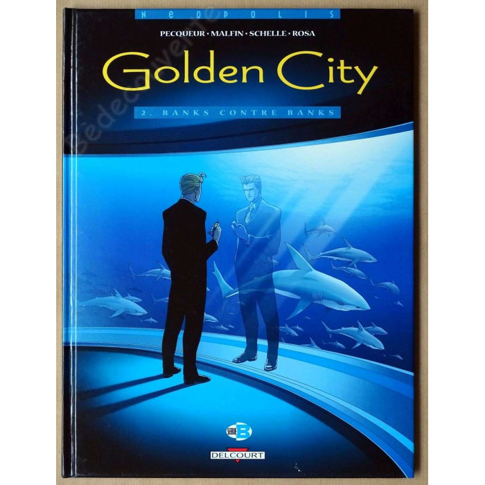Malfin - Golden City 6 Tomes + DBD avec portfolio - EO