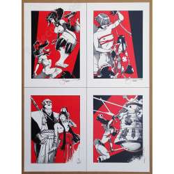 Michetz - Portfolio Il était 7 fois n°15 + Dédicace n°28/77