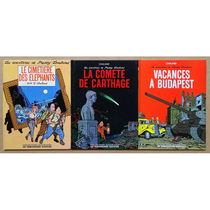 Chaland - Les aventures de Freddy Lombard Tomes 2 à 4 - EO