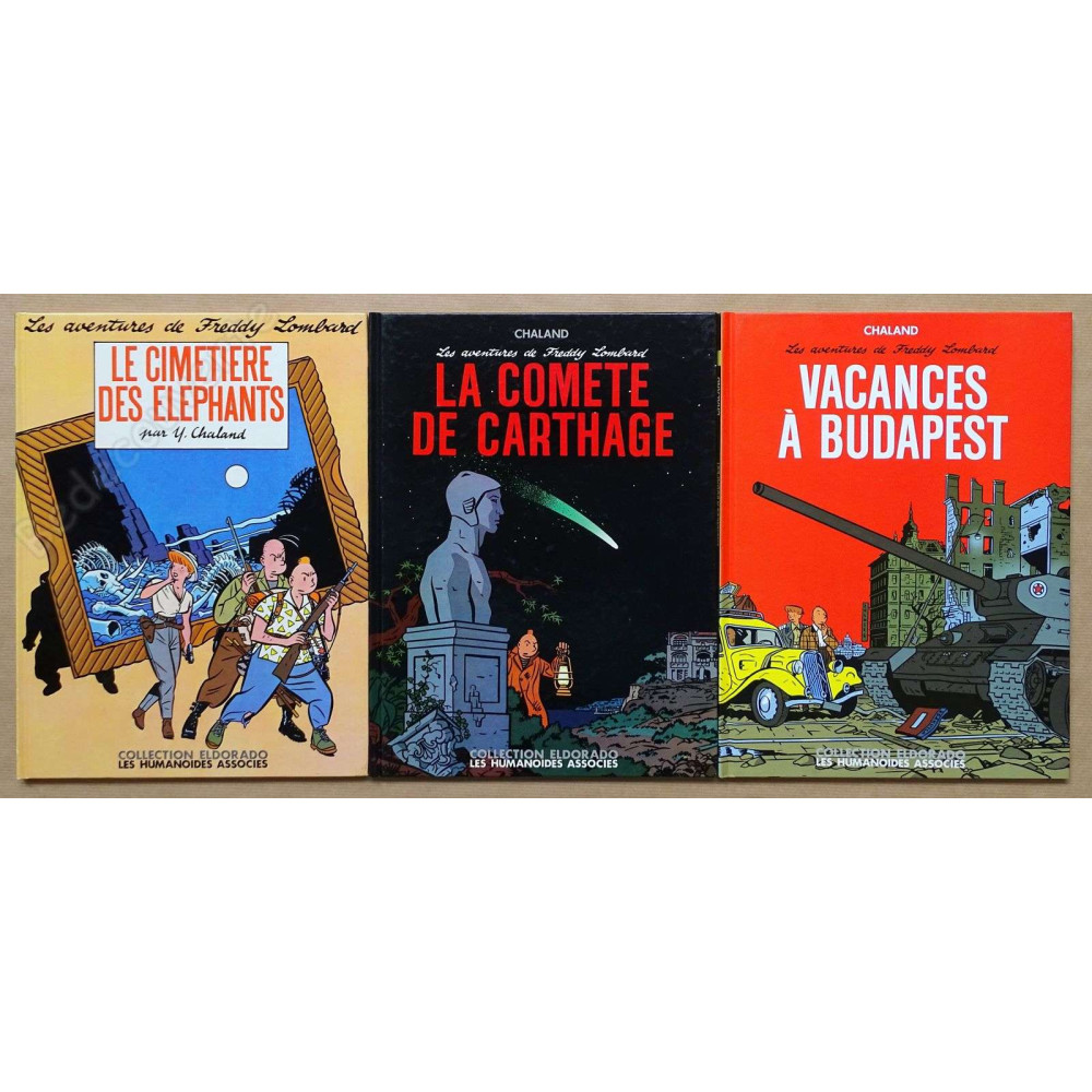 Chaland - Les aventures de Freddy Lombard Tomes 2 à 4 - EO