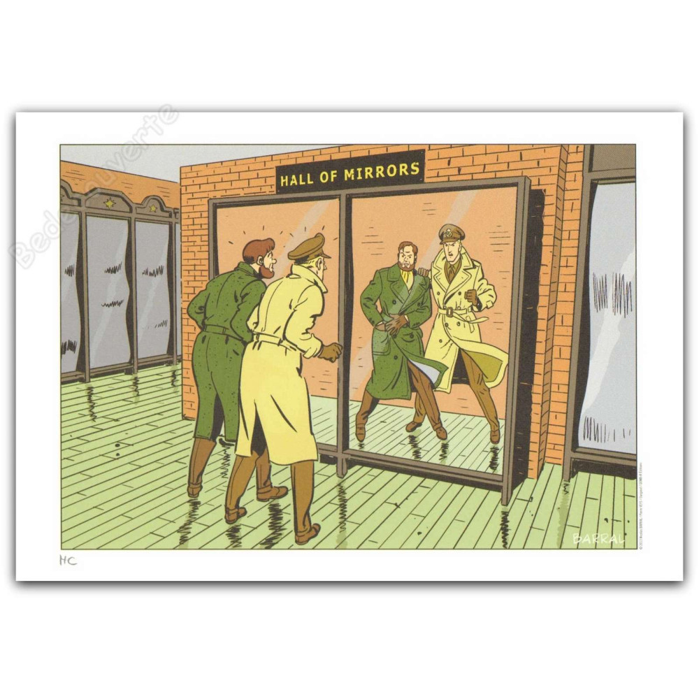 Barral - Philip et Francis Hommage Blake et Mortimer Marque Jaune