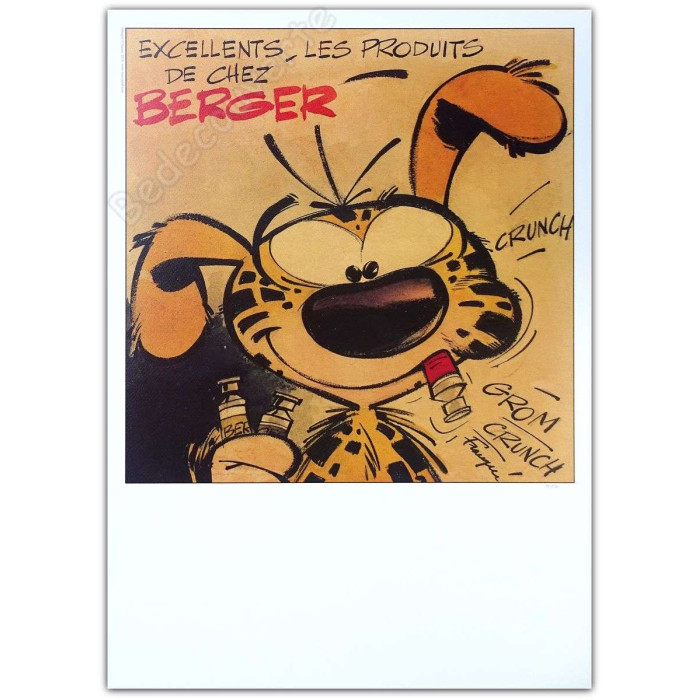 Franquin - Marsupilami Publicité Berger