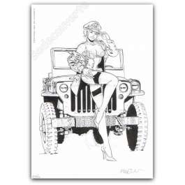 Meynet - Pin-up Mirabelle Jeep Willys 2020 NB