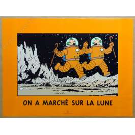 Hergé - Tintin On a marché sur la lune