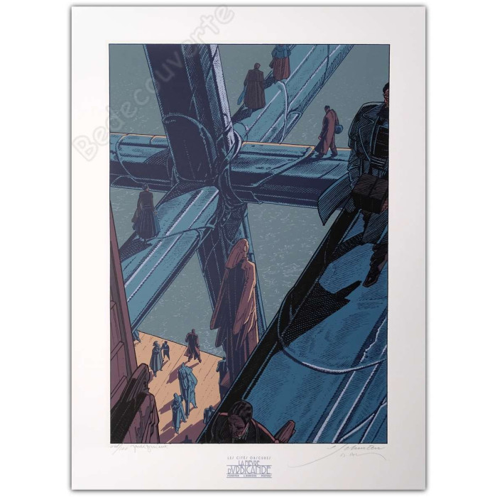 François Schuiten - Les Cités Obscures La Fièvre d'Urbicande signée