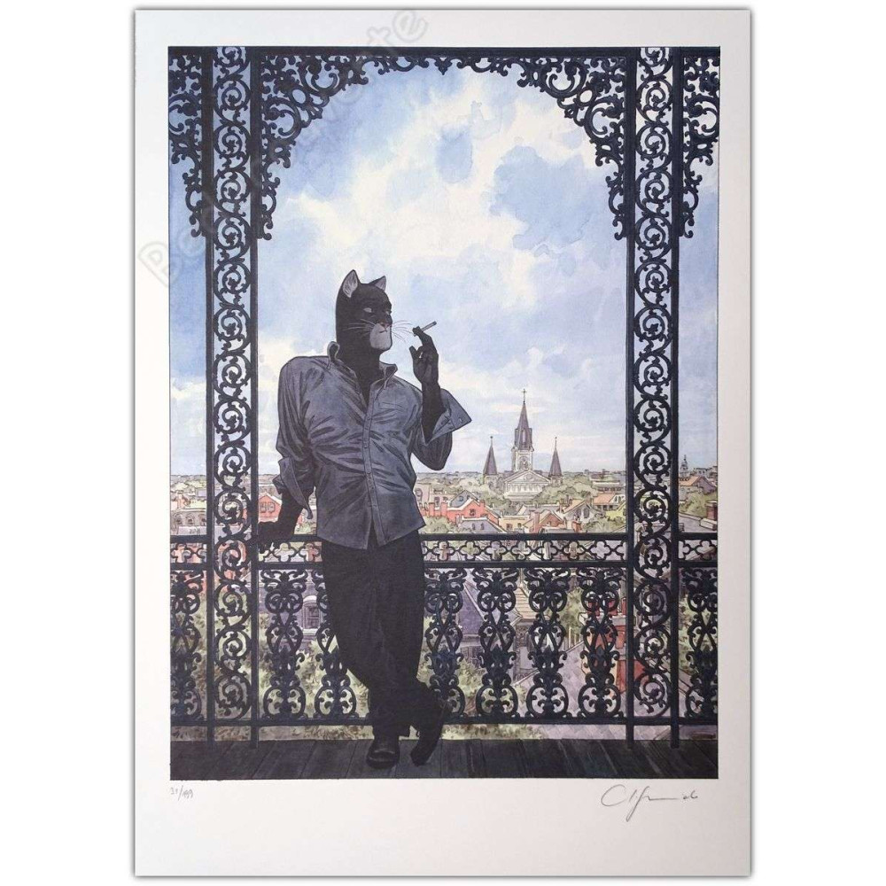 Guarnido - Blacksad au balcon