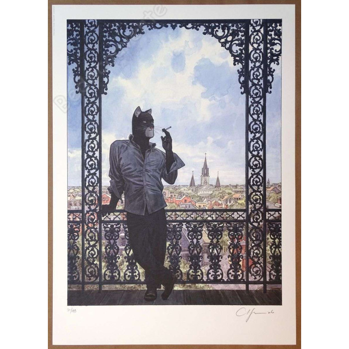 Guarnido - Blacksad au balcon