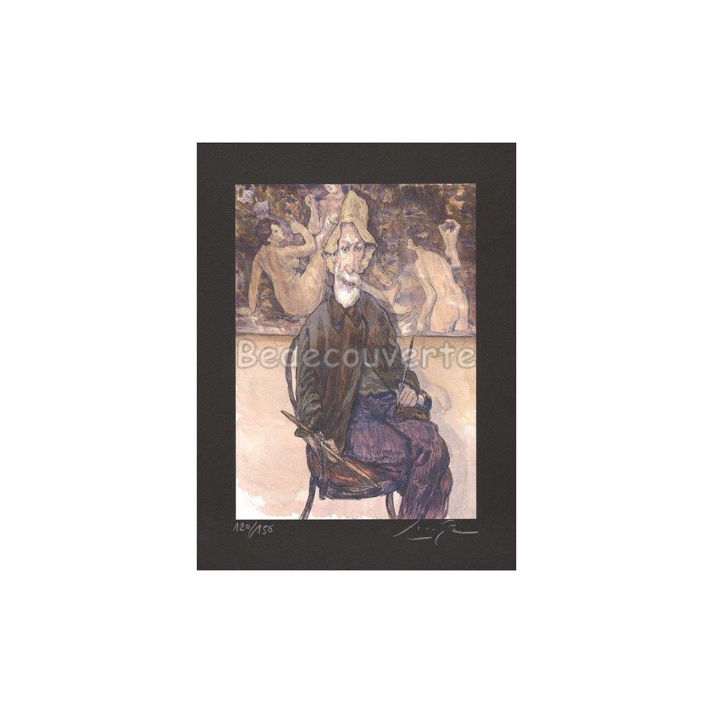 Smudja - Hommage Toulouse Lautrec Napoléon