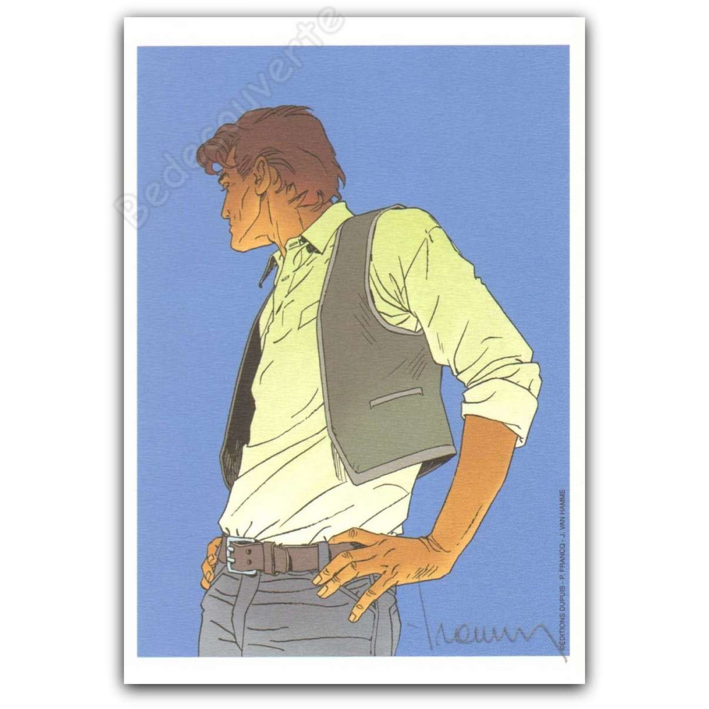 Francq - Largo Winch fond bleu