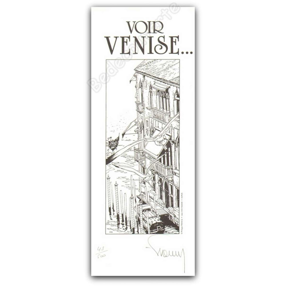 Francq - Largo Winch Voir Venise NB Francq - Largo Winch Voir Venise NB