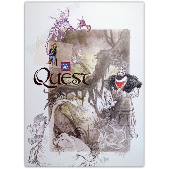 Affiche Frank Pe - Quest BD