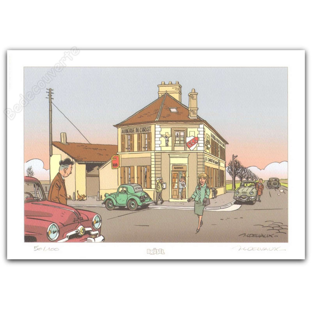 Delvaux - Jacques Gipar Voitures Simca Panhard