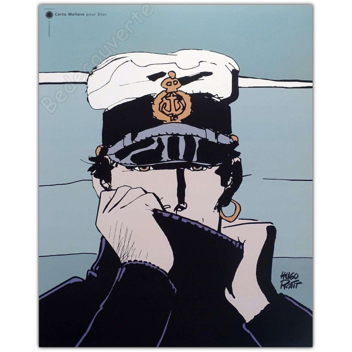 Pratt - Corto Maltese pour Dior 40x50