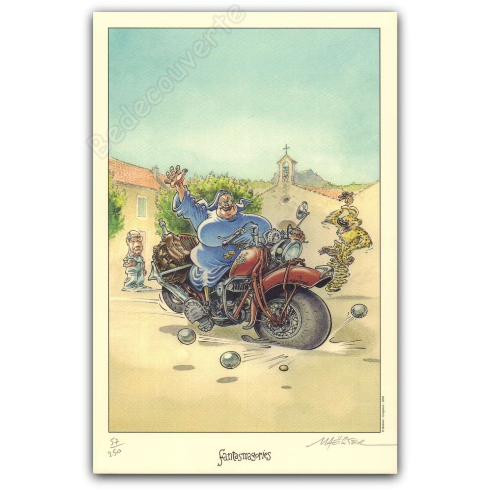 Maester - Soeur à moto et Marsupilami